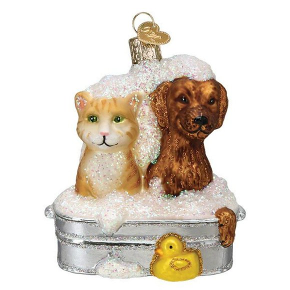 Bubble Bath Buddies Christmas Ornament |Old World Christmas| NWT - Picture 5 of 6
